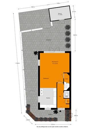 Floorplan - Wagekamp 21, 2235 TE Valkenburg